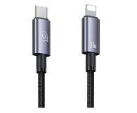 USAMS  Kabel USB-C na Lightning 30W 0,25mFast Charging stalowy - 1569014 - zdjęcie 1